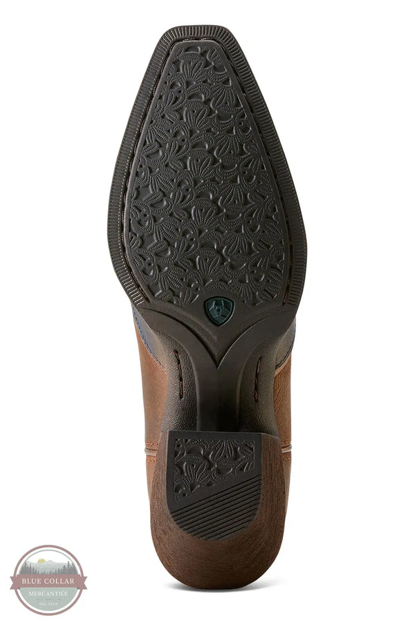 Ariat 10053785 Bravery Dusted Fresh Denim Western Boots, sole