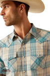 Ariat 10054703 Howland Retro Snap Short Sleeve Shirt, snaps