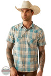 Ariat 10054703 Howland Retro Snap Short Sleeve Shirt, front
