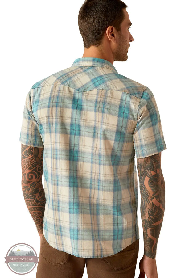 Ariat 10054703 Howland Retro Snap Short Sleeve Shirt, rear