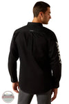 Ariat 10055406 Team Logo Twill Long Sleeve Shirt in Black, rear