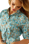 Ariat 10058801 VentTek Paisley Long Sleeve Shirt, front zoom