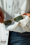 Ariat 10058814 Short Sleeve VentTEK Classic Solid Shirt, glasses cleaner