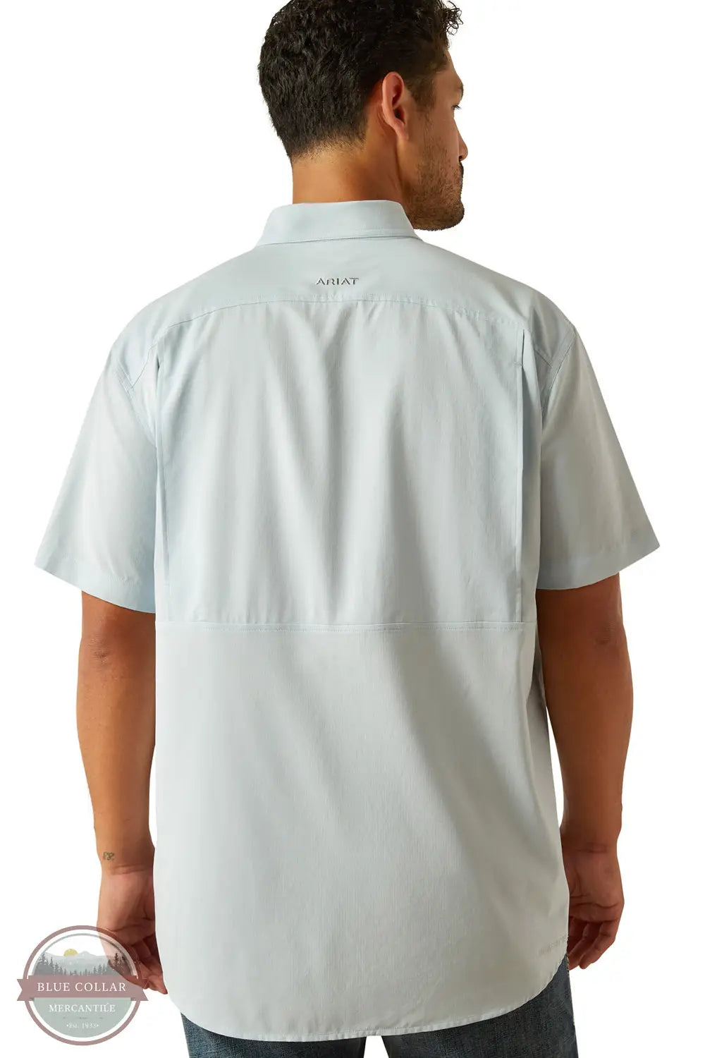 Ariat 10058814 Short Sleeve VentTEK Classic Solid Shirt, rear
