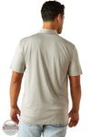 Ariat 10058858 Charger 2.0 Printed Polo Shirt in Gray, rear