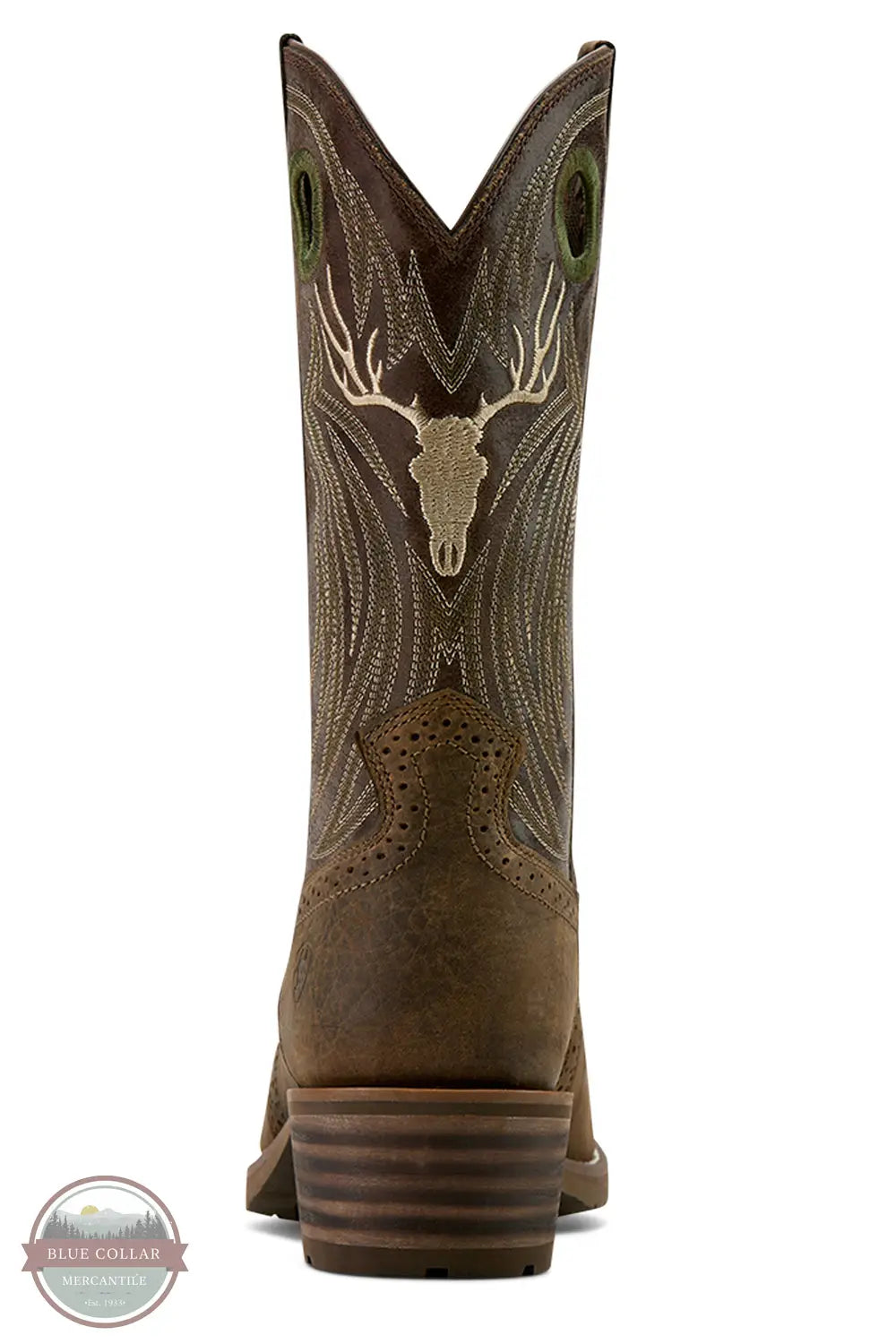 Ariat 10061156 Hybrid Roughstock Antler Western Boots, rear