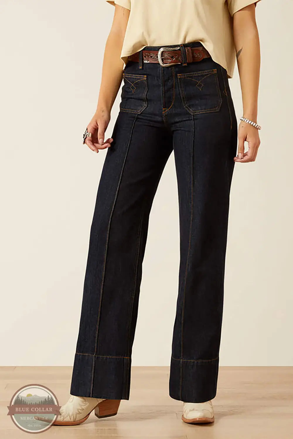 Ariat 10061760 Ultra High Rise Tomboy Utility Jeans, front