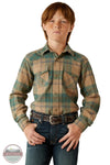Ariat 10062468 Long Sleeve Huxlee Retro Plaid Shirt, front