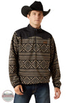 Ariat 10062486 Basis Southwest Fleece Sweater in Black, front