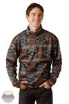 Ariat 10062620 Caldwell Logo 1/4 Zip Sweater, front