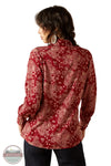 Ariat 10062809 Long Sleeve Imprints Paisley Shirt in Red, rear