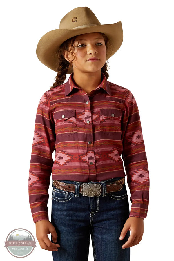 Ariat 10062844 Jewel Plaid Long Sleeve Shirt, front