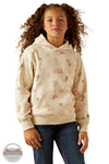 Ariat 10062845 Western Stamps Hoody in Cream, front