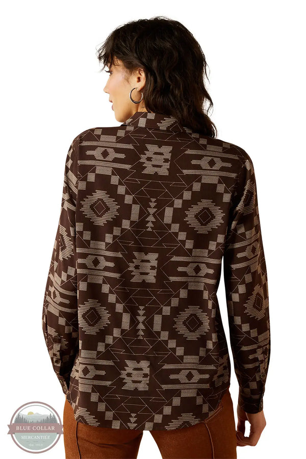 Ariat 10062902 Homestyle Southwest Print Long Sleeve Shirt, rear