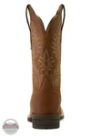 Brown cowboy boot with intricate embroidery on a white background Ariat 10063901 Hybrid Ranchward W Toe Western Boot