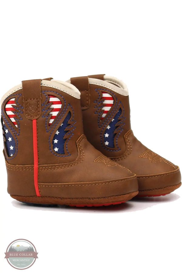 Ariat A442002802 Lil' Stomper Infant George Stars/Stripes Shoe main view