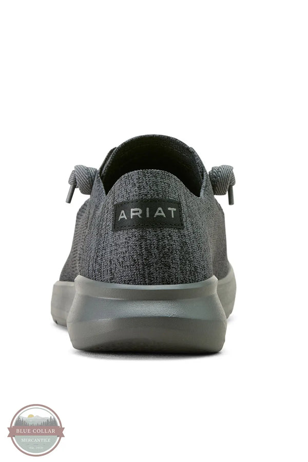 Ariat 10064057 Hilo Shoe in Charcoal Knit heel view