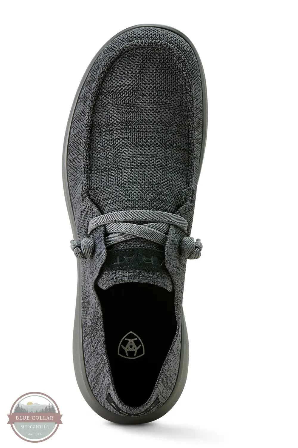 Ariat 10064057 Hilo Shoe in Charcoal Knit top view