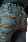 riat 10051852 Rebar M7 Slim Rail Straight Jean rear view pockets