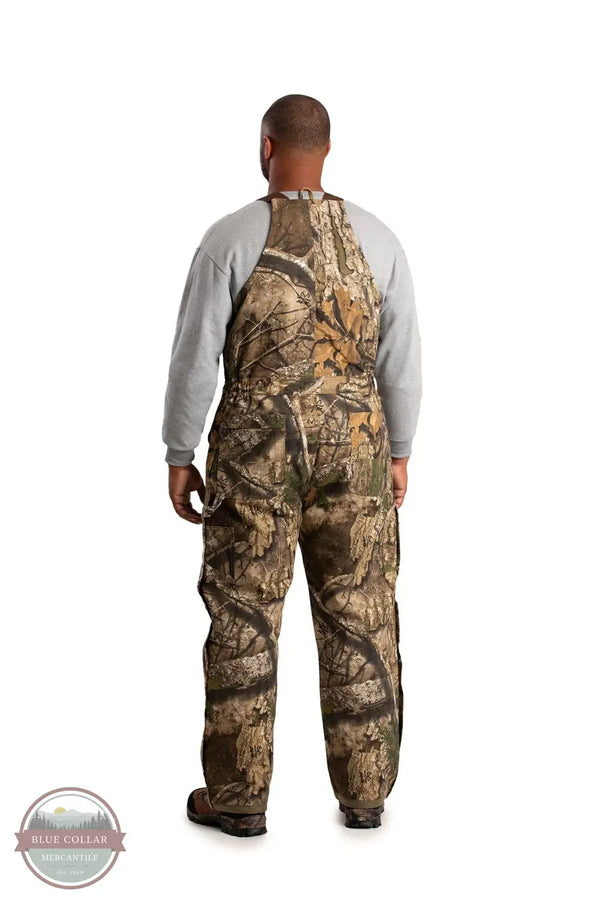 Berne B415APX Heritage Insulated Bib Overall in Realtree APX Camo, rear