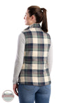 Berne WV16 Women's Insulated Flannel Vest, rear