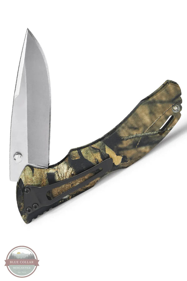 Bantam Mossy Oak Break Up Country Camo by Buck Knives 0286CMS24-B half open
