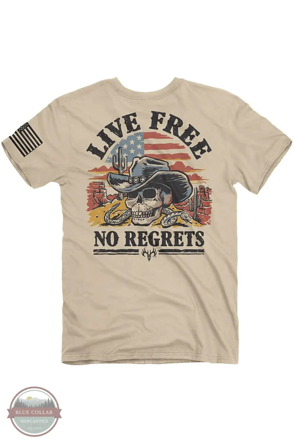 Buck Wear 2313 No Regrets Short Sleeve T-Shirt in Sand