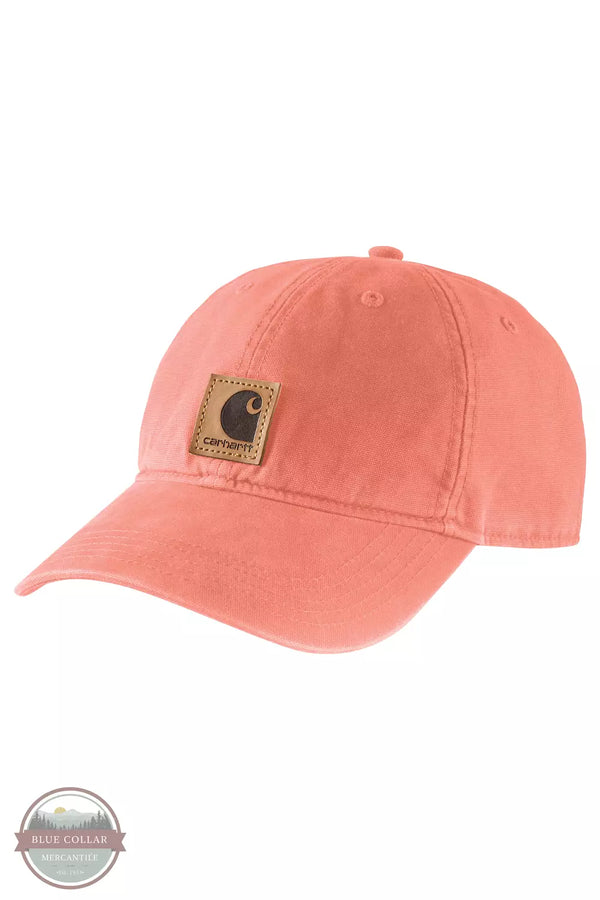 Carhartt 100289 Canvas Cap Hibiscus Front View