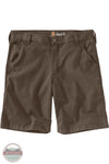 Carhartt 102514 Rugged Flex® Relaxed Fit Canvas Work Short 217 front view