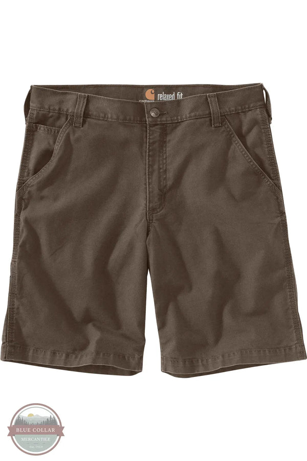 Carhartt 102514 Rugged Flex® Relaxed Fit Canvas Work Short 217 front view