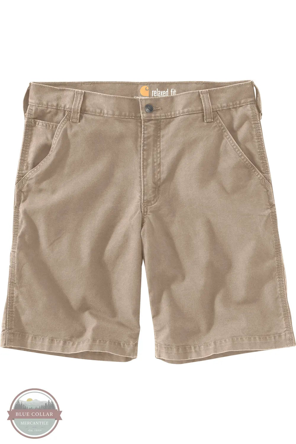 Carhartt 102514 Rugged Flex® Relaxed Fit Canvas Work Short 232 front view