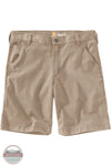 Carhartt 102514 Rugged Flex® Relaxed Fit Canvas Work Short 232 front view