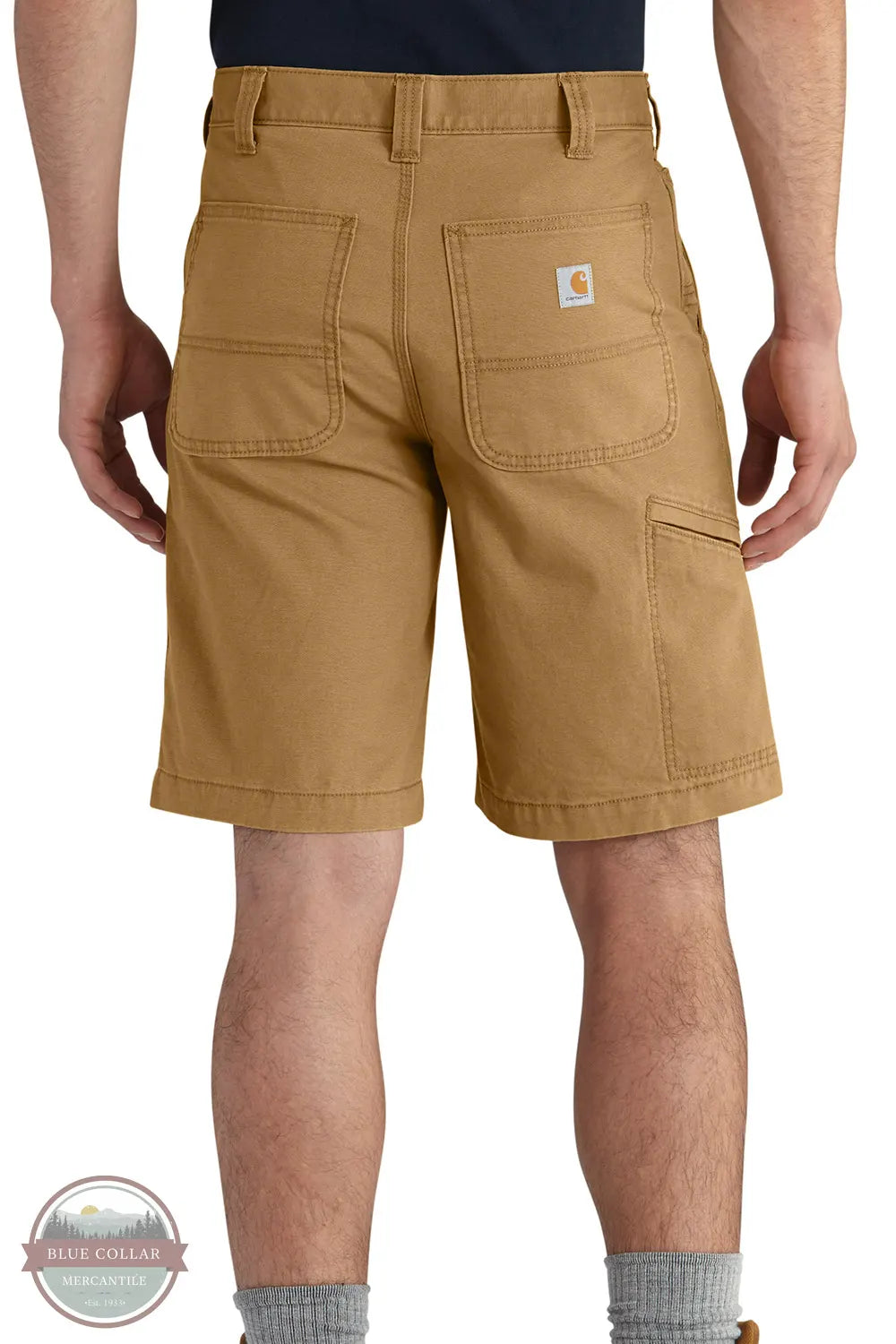 Carhartt 102514 Rugged Flex® Relaxed Fit Canvas Work Short 918 back view