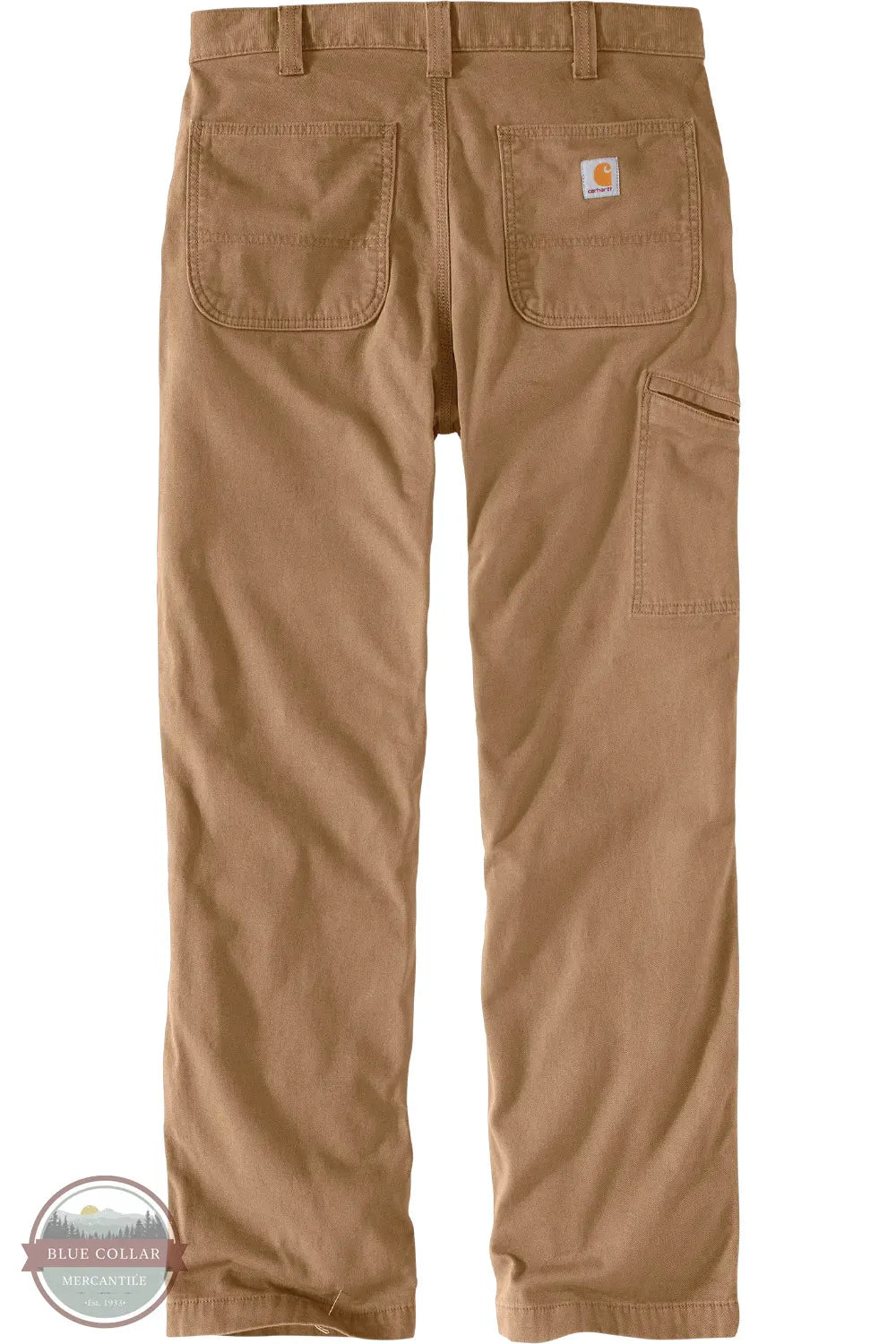 Carhartt 103342 Rugged Flex® Rigby Dungaree Knit Lined Pants rear view