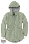 Carhartt 104221 Rain Defender Relaxed Fit Lightweight Jacket in Green, front view