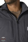 Carhartt 106006 Men's Super Dux Full Swing Insulated Teck Jacket - 3 Warmest Rating front zipper detail view