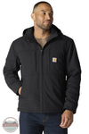 Carhartt 106006 Men's Super Dux Full Swing Insulated Teck Jacket - 3 Warmest Rating n04 black model front view