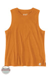 Carhartt 106176 Tencel Series Relaxed Fit Tank in orange, front