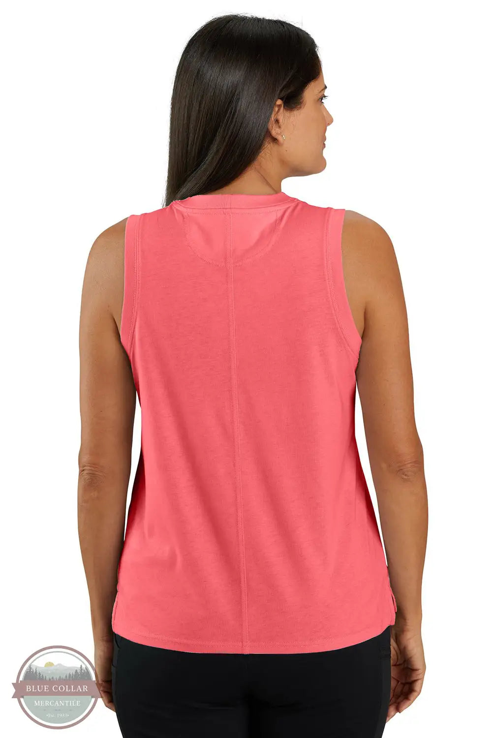 Carhartt 106176 Tencel Series Relaxed Fit Tank in pink, rear