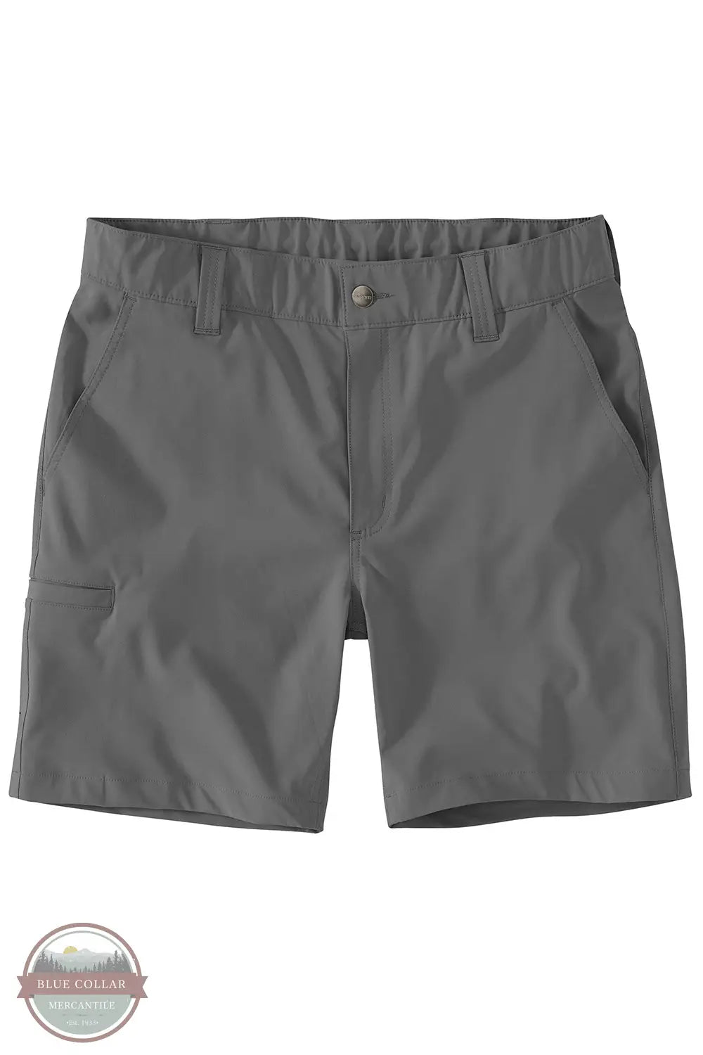 Carhartt 106264 Force Sun Defender Relaxed Fit Shorts in Gray, front
