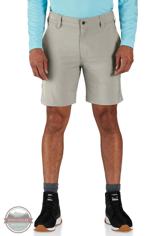 Carhartt 106264 Force Sun Defender Relaxed Fit Shorts in Light Khaki, front