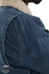 Carhartt 106323 H87 Relaxed Fit Denim Sherpa-Lined Jacket - 2 Warmer Rating should flex view