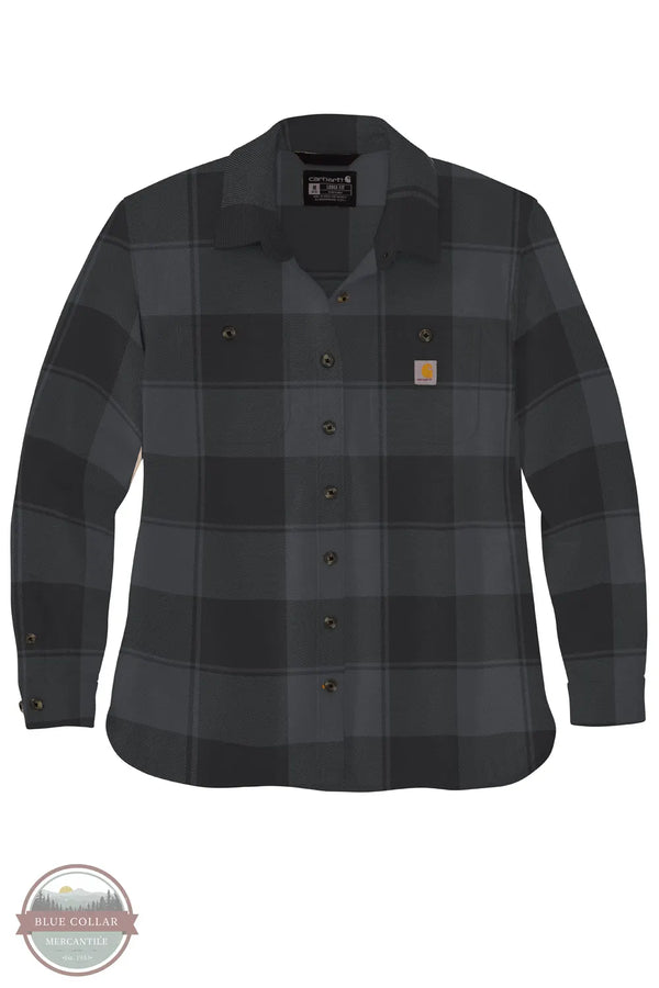 Carhartt 106450-N04 Women's Loose Fit Twill Shirt Jac Black