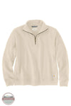 Carhartt 106451-a16 oat milk TENCEL™ Fiber Series Relaxed Fit Half-Zip Sweatshirt