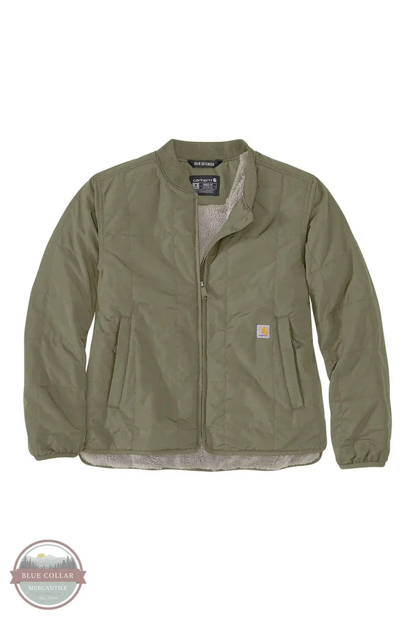 Carhartt 106486 Rockford Insulated Jacket in DOV green, still front