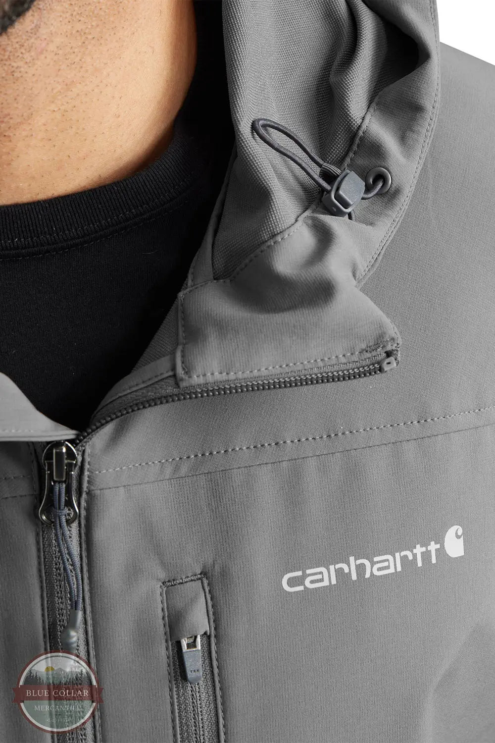 Carhartt 106782 Force Rain Defender Relaxed Fit Jacket, collar