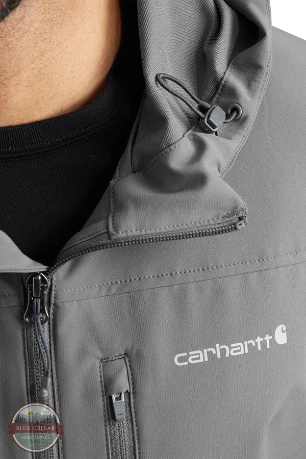 Carhartt 106782 Force Rain Defender Relaxed Fit Jacket, collar