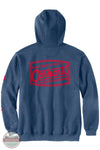 Carhartt 107208-HL3 Built for Generations Hoodie in Blue, rear