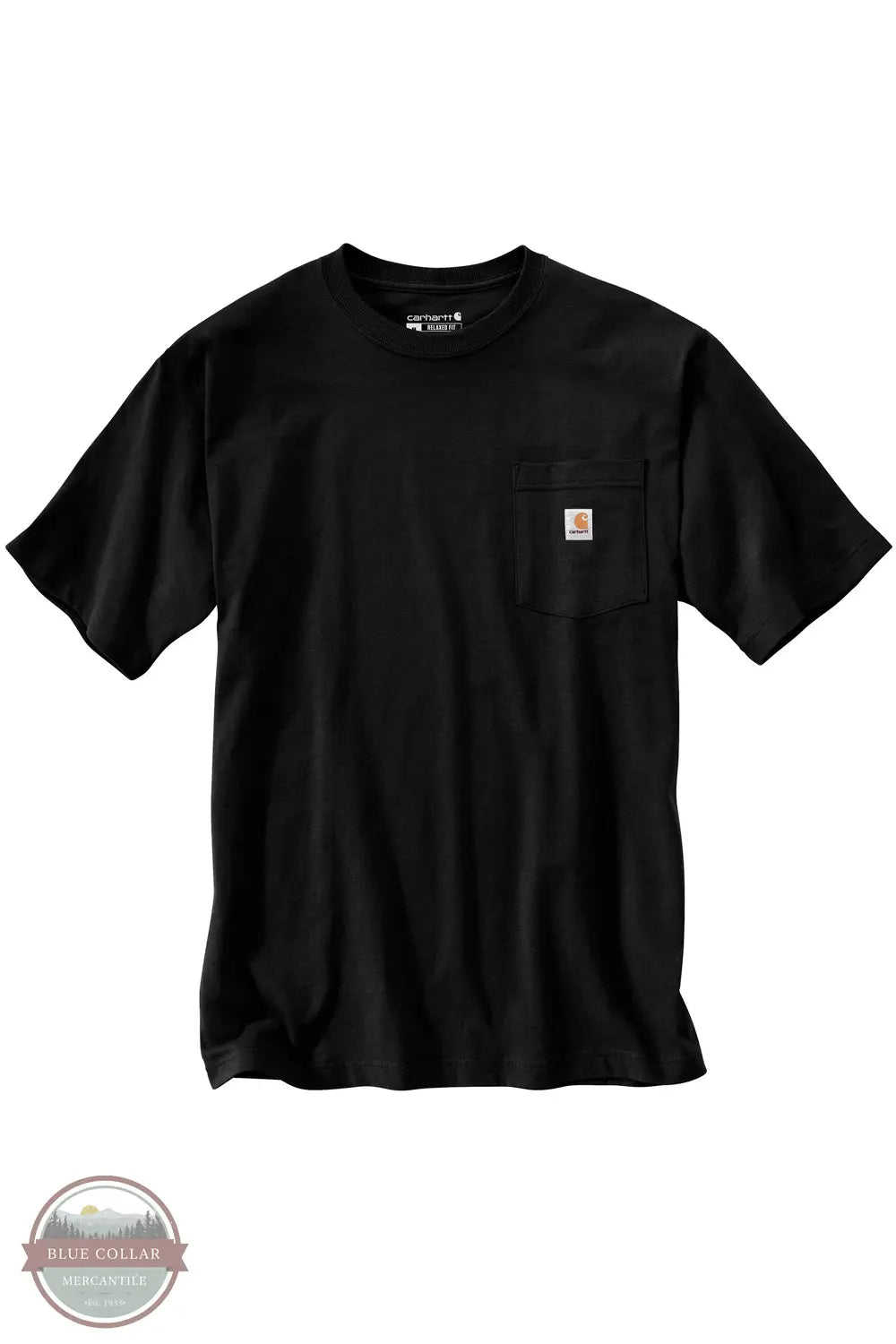 Carhartt 107211 Eagle Graphic Short Sleeve T-Shirt in Black, front