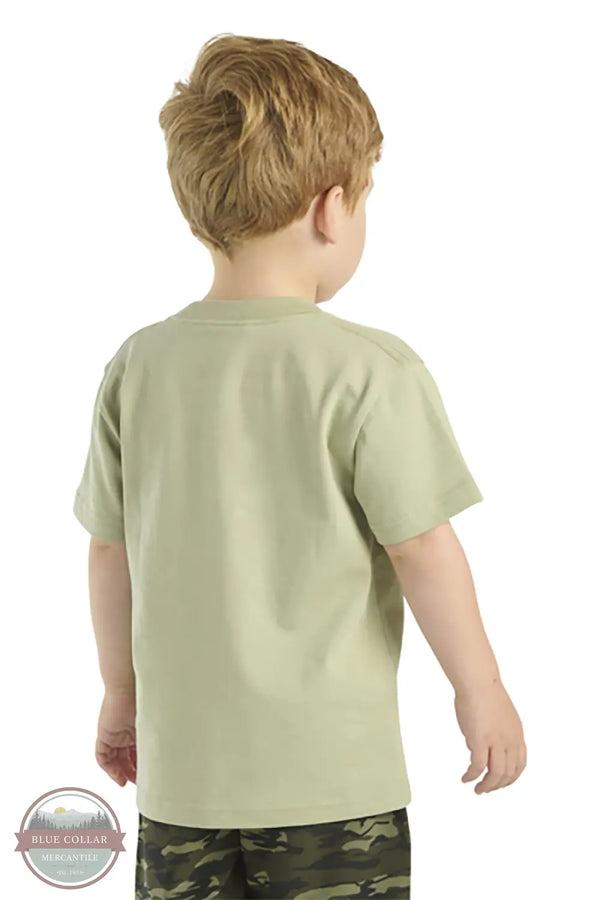 Carhartt CA6652-G17 Camping Short Sleeve T-Shirt in Green, rear